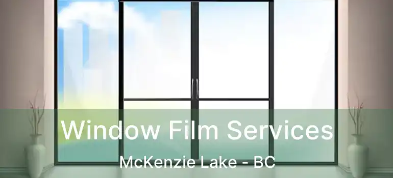  Window Film Services McKenzie Lake - BC