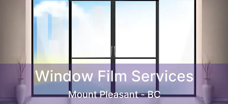  Window Film Services Mount Pleasant - BC