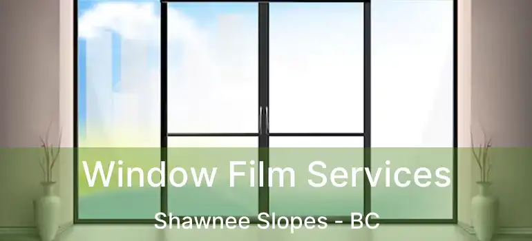  Window Film Services Shawnee Slopes - BC