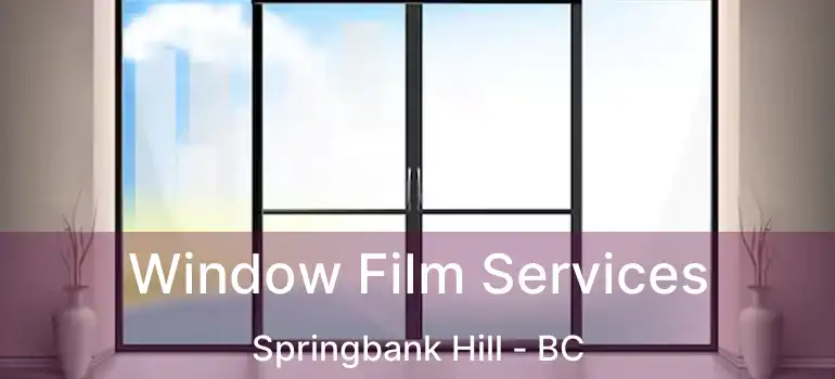  Window Film Services Springbank Hill - BC