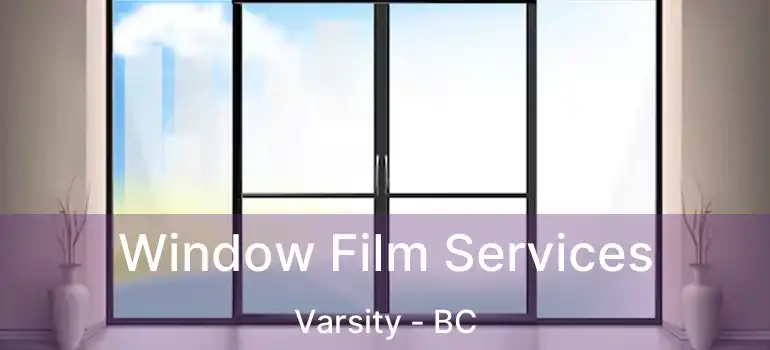  Window Film Services Varsity - BC