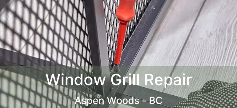 Window Grill Repair Aspen Woods - BC