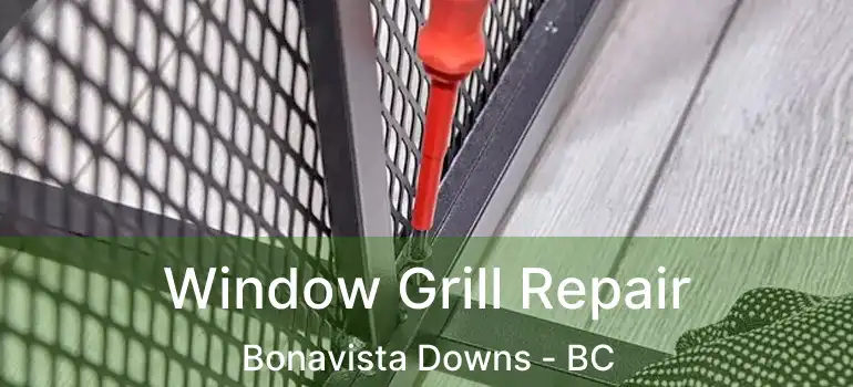  Window Grill Repair Bonavista Downs - BC
