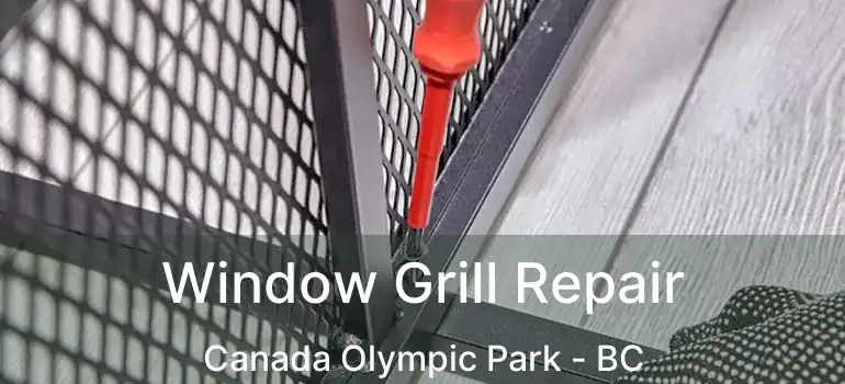  Window Grill Repair Canada Olympic Park - BC