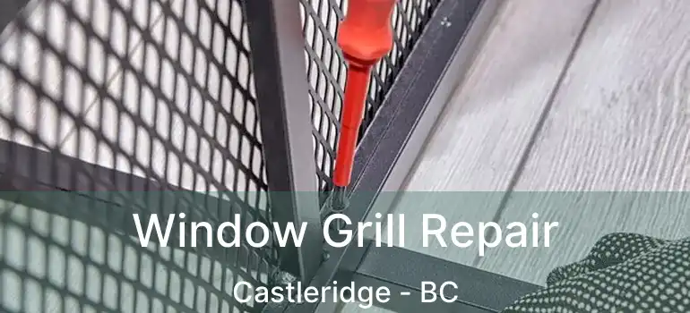  Window Grill Repair Castleridge - BC