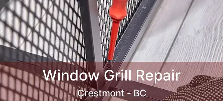  Window Grill Repair Crestmont - BC