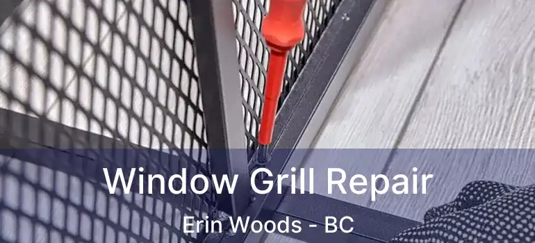  Window Grill Repair Erin Woods - BC