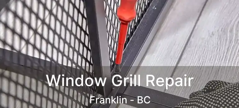  Window Grill Repair Franklin - BC