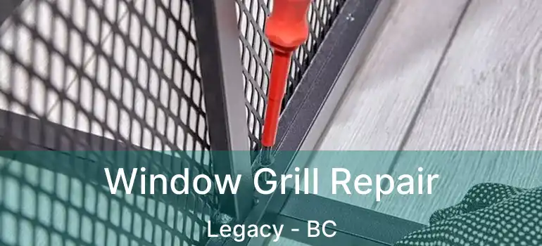  Window Grill Repair Legacy - BC