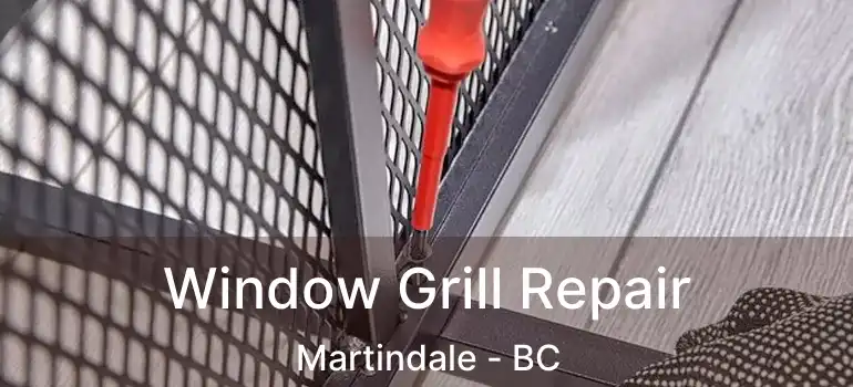  Window Grill Repair Martindale - BC