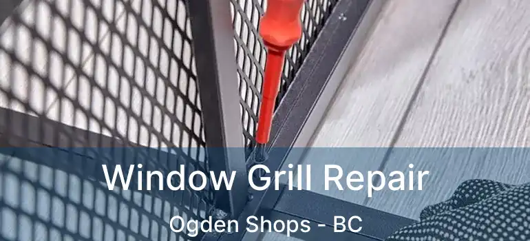  Window Grill Repair Ogden Shops - BC