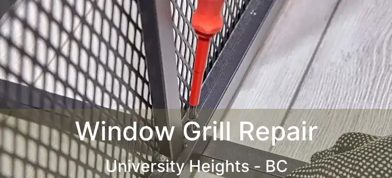  Window Grill Repair University Heights - BC