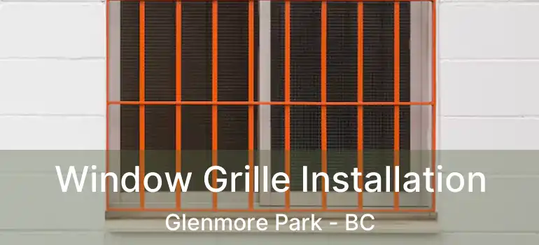  Window Grille Installation Glenmore Park - BC