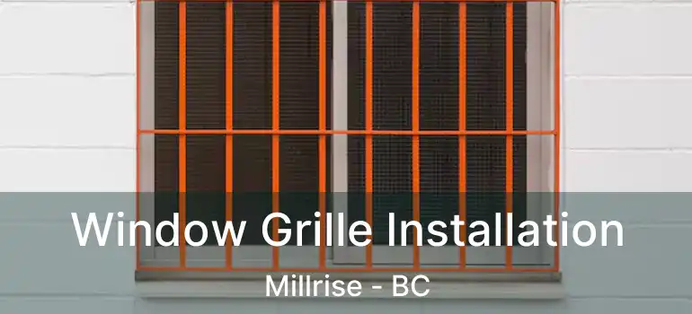  Window Grille Installation Millrise - BC