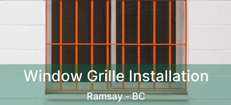  Window Grille Installation Ramsay - BC