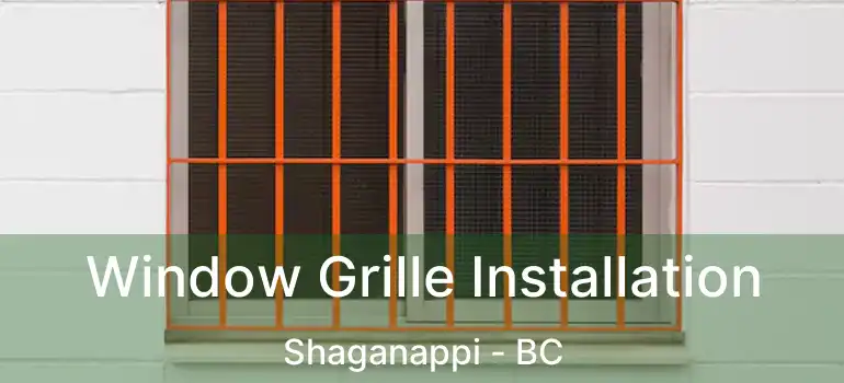  Window Grille Installation Shaganappi - BC