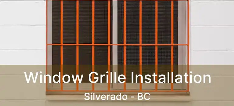 Window Grille Installation Silverado - BC