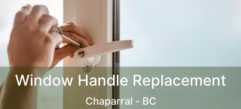  Window Handle Replacement Chaparral - BC