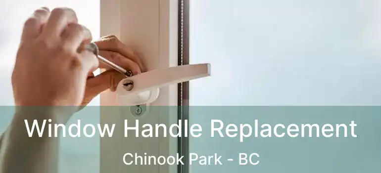  Window Handle Replacement Chinook Park - BC