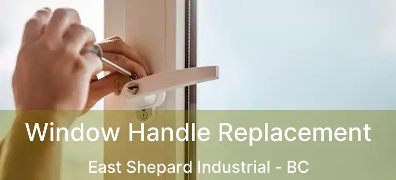  Window Handle Replacement East Shepard Industrial - BC
