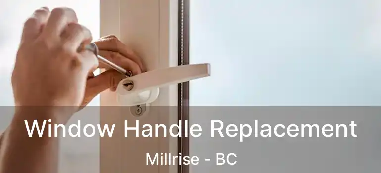  Window Handle Replacement Millrise - BC