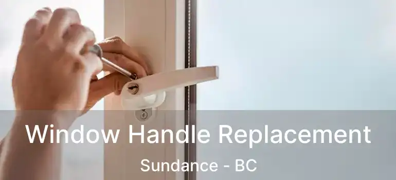  Window Handle Replacement Sundance - BC