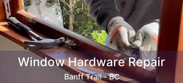  Window Hardware Repair Banff Trail - BC