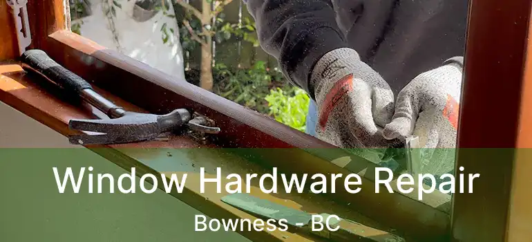  Window Hardware Repair Bowness - BC