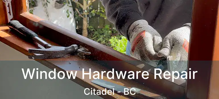  Window Hardware Repair Citadel - BC