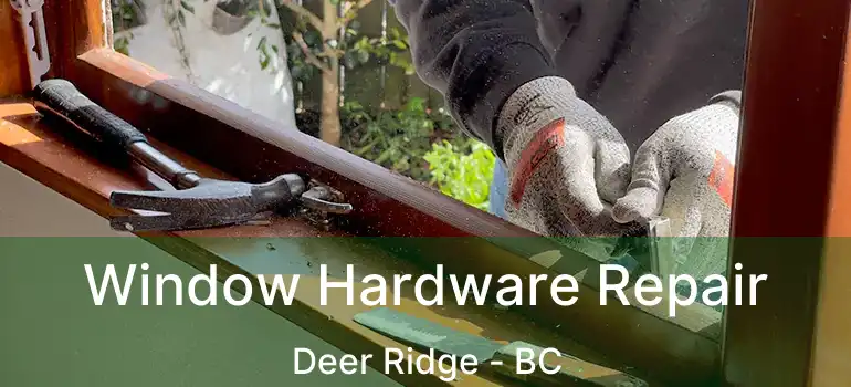  Window Hardware Repair Deer Ridge - BC