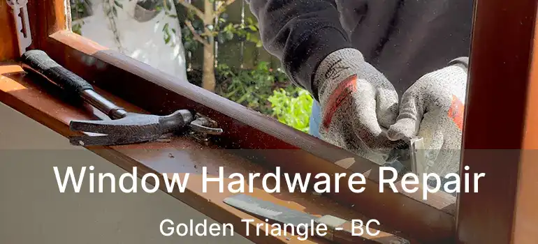  Window Hardware Repair Golden Triangle - BC