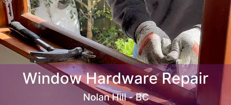  Window Hardware Repair Nolan Hill - BC