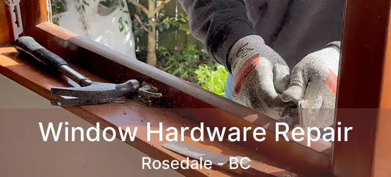  Window Hardware Repair Rosedale - BC