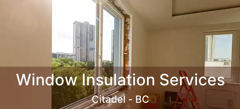  Window Insulation Services Citadel - BC