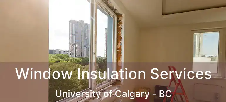  Window Insulation Services University of Calgary - BC