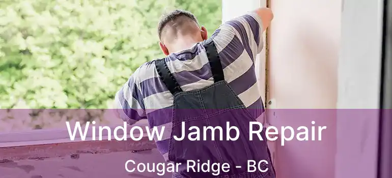  Window Jamb Repair Cougar Ridge - BC