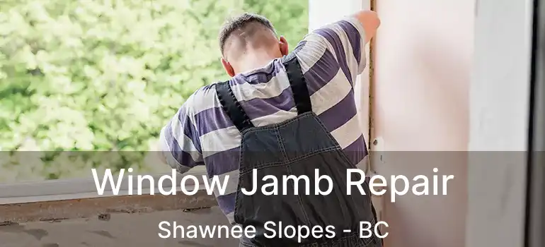  Window Jamb Repair Shawnee Slopes - BC