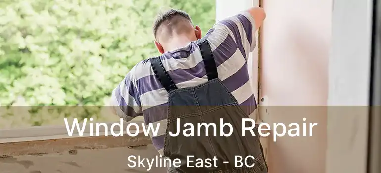  Window Jamb Repair Skyline East - BC