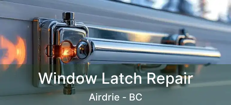  Window Latch Repair Airdrie - BC