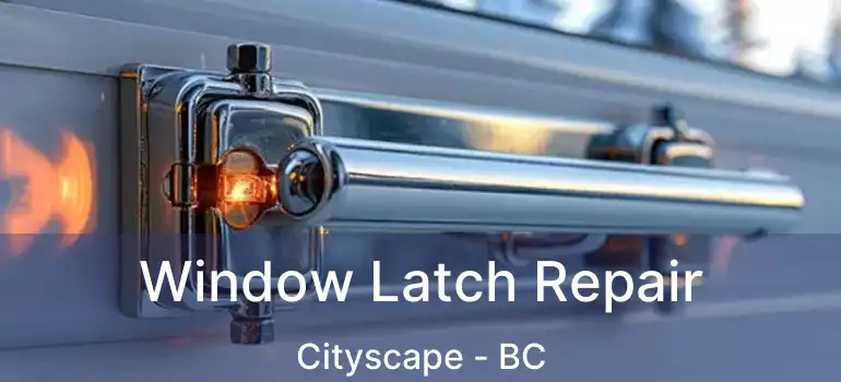  Window Latch Repair Cityscape - BC