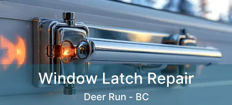  Window Latch Repair Deer Run - BC
