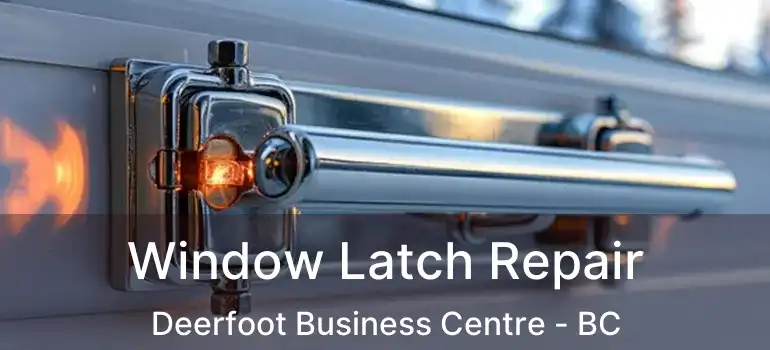  Window Latch Repair Deerfoot Business Centre - BC