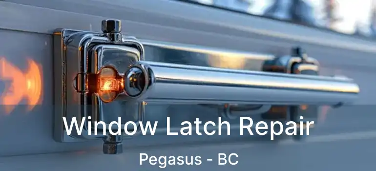  Window Latch Repair Pegasus - BC