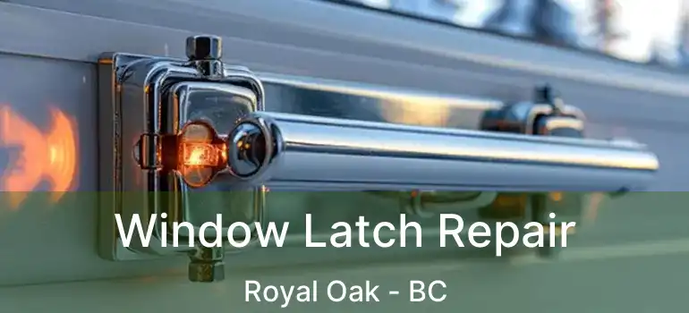  Window Latch Repair Royal Oak - BC