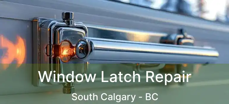  Window Latch Repair South Calgary - BC