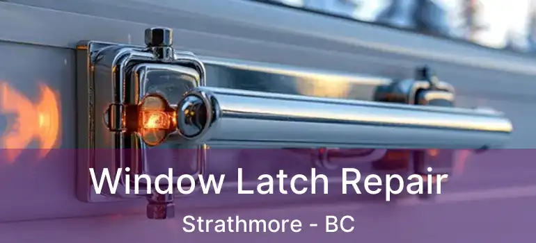  Window Latch Repair Strathmore - BC