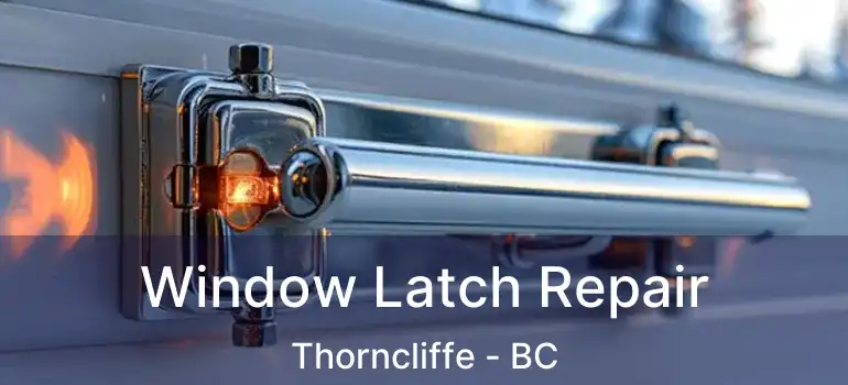  Window Latch Repair Thorncliffe - BC