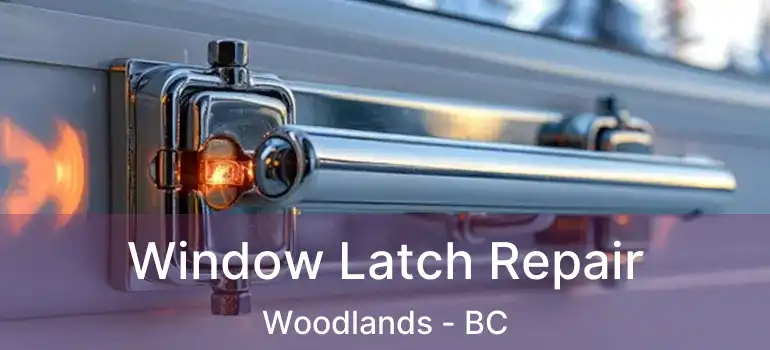  Window Latch Repair Woodlands - BC