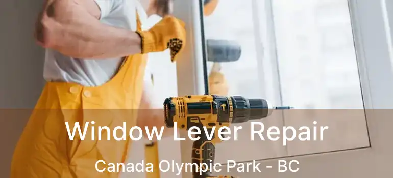  Window Lever Repair Canada Olympic Park - BC
