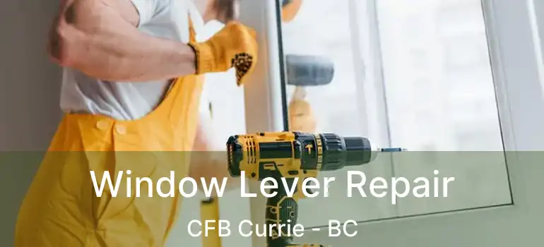  Window Lever Repair CFB Currie - BC